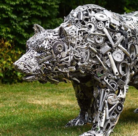 Pin by Alex Knight on Iron art | Scrap metal art, Animal sculptures ...