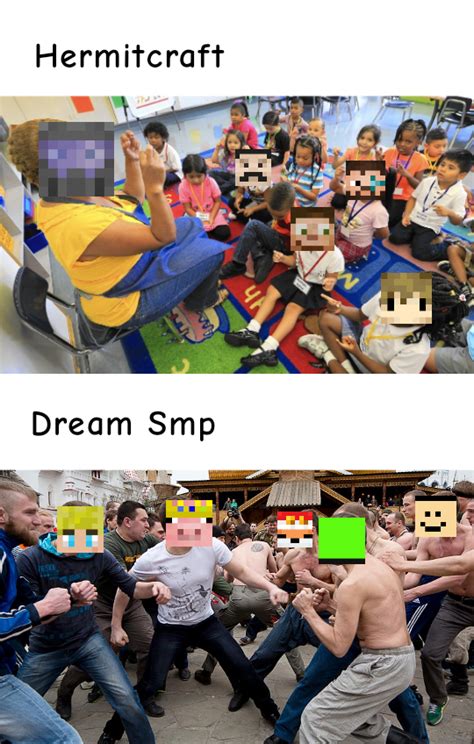 Hermitcraft and Dream Smp : r/MinecraftMemes