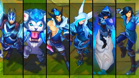 All New SSG Skins Spotlight Taliyah Xayah Ezreal Gnar Rakan Jarvan IV ...