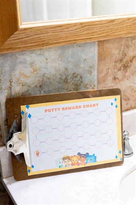 Daniel Tiger Potty Training Chart Free Printable - Saving Talents