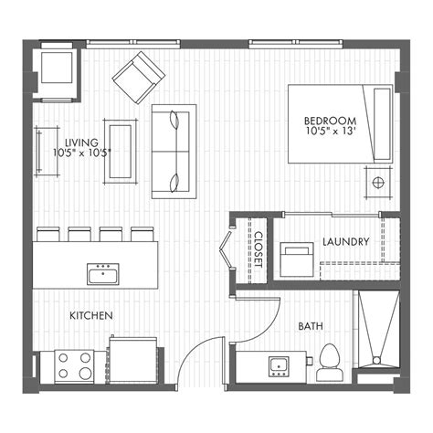 Studio Apartment Floor Layout | Viewfloor.co