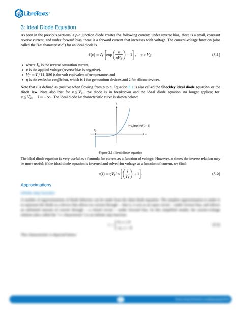 SOLUTION: Three ideal diode equation - Studypool