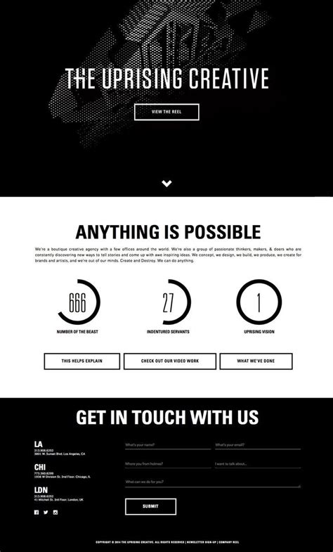 One Pager | Creative web design, Minimalist web design, Portfolio ...