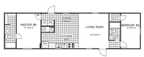 2 Bedroom 2 Bath Single Wide Mobile Home Floor Plans - floorplans.click