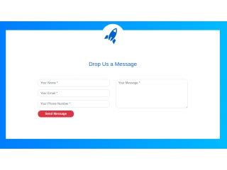 Bootstrap contact form using html and css