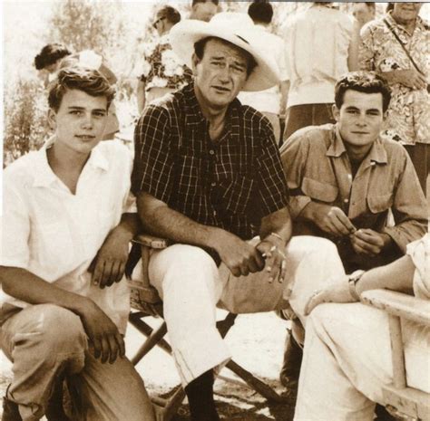 John Wayne, With sons Patrick and Michael he had from his first wife ...