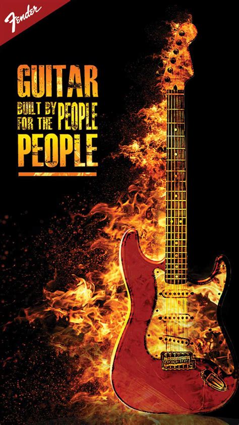 Fire guitar on Behance