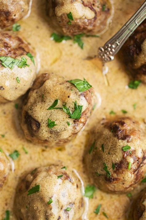 The BEST Swedish Meatballs in Brown Gravy Recipe | Little Spice Jar ...