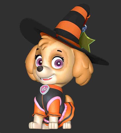 Skye Halloween - Paw Patrol | 3D models download | Creality Cloud