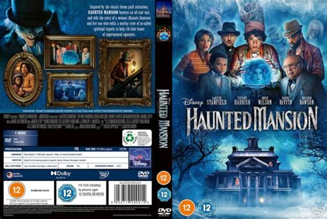 Haunted Mansion (2023) R2 UK DVD Cover and Label - DVDcover.Com