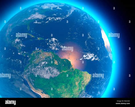 Amazon river satellite hi-res stock photography and images - Alamy