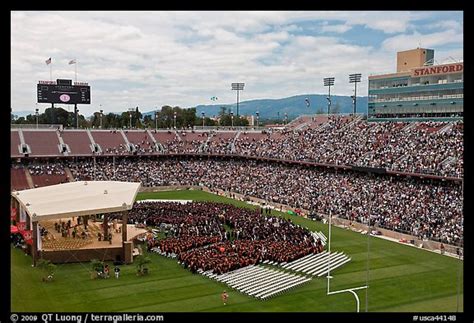 Picture/Photo: Stanford Stadium during graduation ceremony. Stanford ...