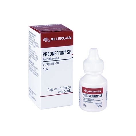 Prednefrin Forte 1% Solucion Oftalmica Allergan Frasco 5 ML