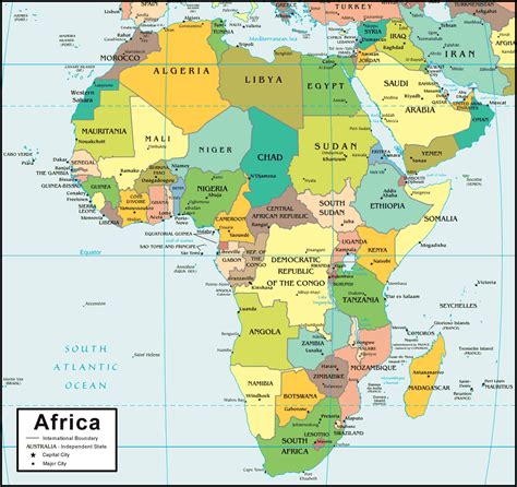 LOCATION, POSITION, SIZE AND POLITICAL DIVISIONS OF AFRICA | Austin Tommy