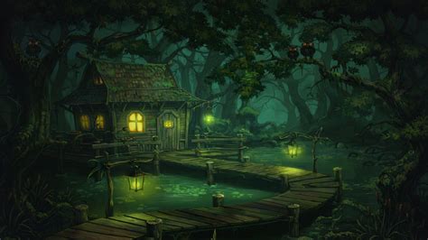 Creepy Swamp Music - Murky Swamp | Fantasy landscape, Fantasy art ...