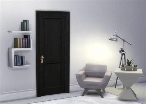 The Sims 4: SimGuruLyndsay Teases Black Colored Door | SimsVIP