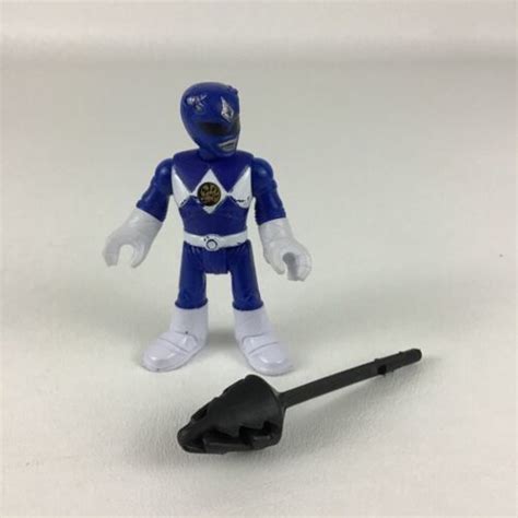 Imaginext Blue Ranger Figure Triceratops Zord Power Rangers Alien ...