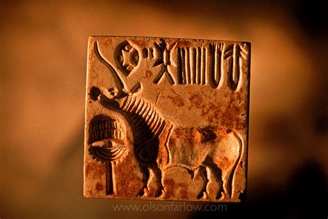 Harappan Unicorn Seal | 2400-2000 BC | Shows Early Indus script