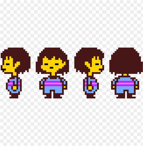 Frisk Sprite Sheet No Walking Sprites Pixel Art Maker - Undertale Frisk ...