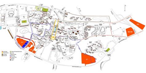 Clemson Campus Map