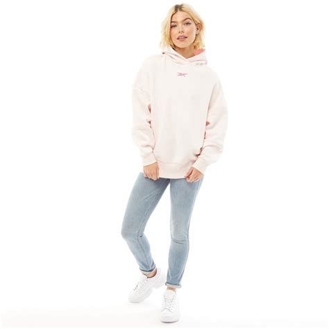 Buy Reebok Womens Studio Restorative Hoodie Glazed Pink