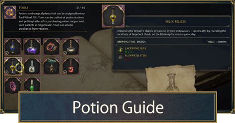 Hogwarts Legacy | Potions Guide - How To Create & Use Potions - GameWith