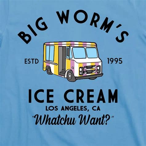 Big Worms Ice Cream Truck Vintage 1995 T-Shirt | TeeShirtPalace