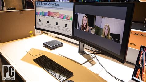 CES 2023 Eyes-On: HP's Giant E45c Ultrawide Monitor Mimics a Dual ...