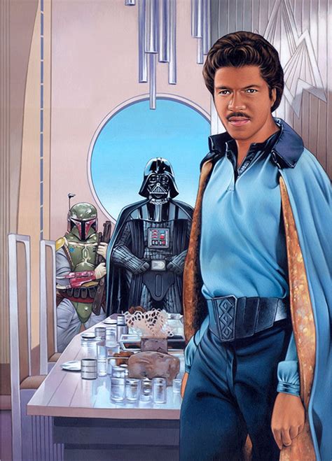 Lando Calrissian Star Wars Fan Art Original Art Print - Etsy