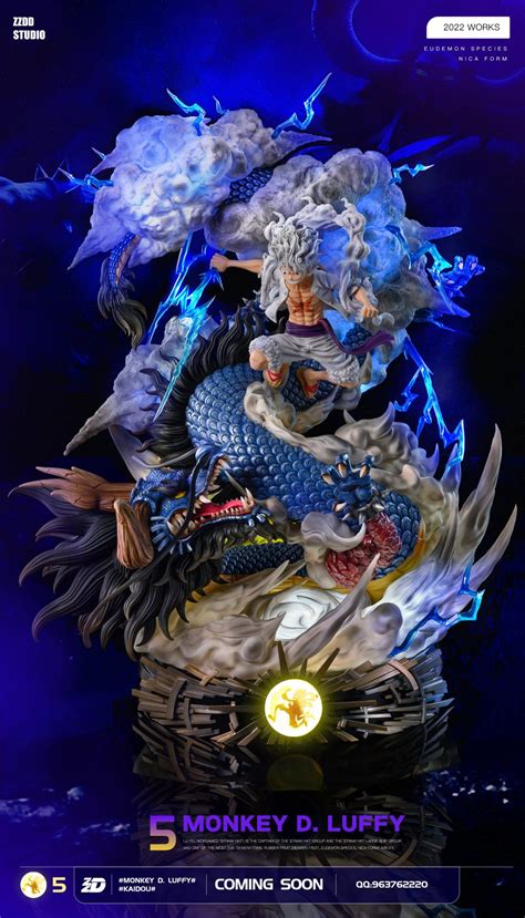 ZZDD Studio Gear 5 Luffy vs Kaido GK Resin Statue PREORDERR - Toy Okoku