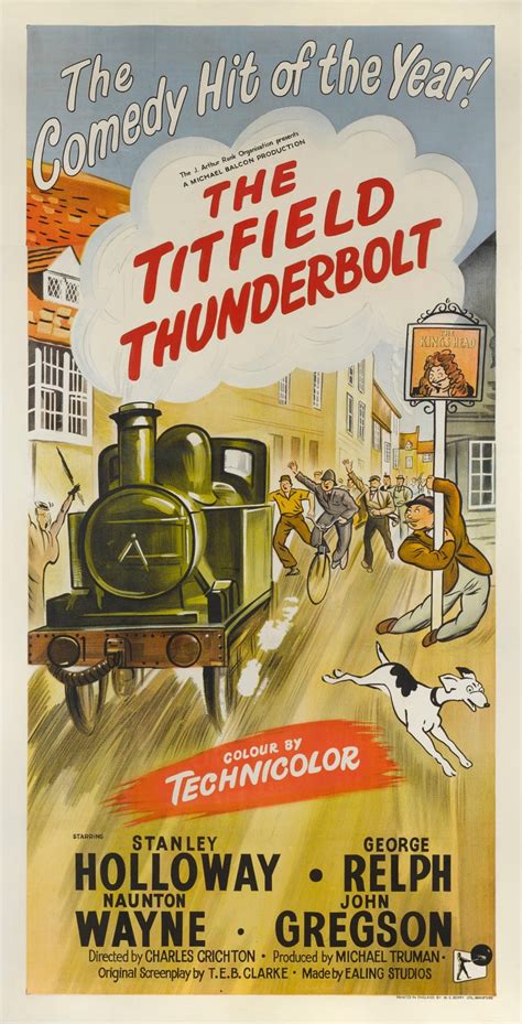 "The Titfield Thunderbolt" Movie Poster For Sale at 1stdibs