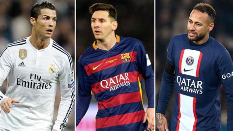 Comparing Lionel Messi, Cristiano Ronaldo and Neymar records after 700 ...