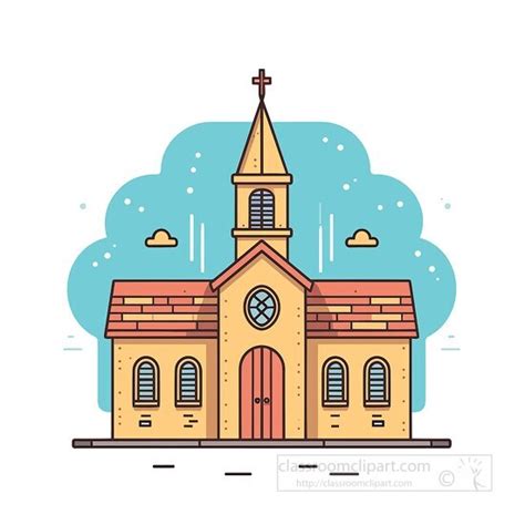 Religion Clipart-christian church icon vector illustration clip art