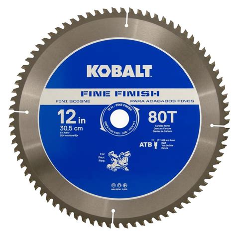 Shop Kobalt 12-in 80-Tooth Segmented Carbide Circular Saw Blade at ...