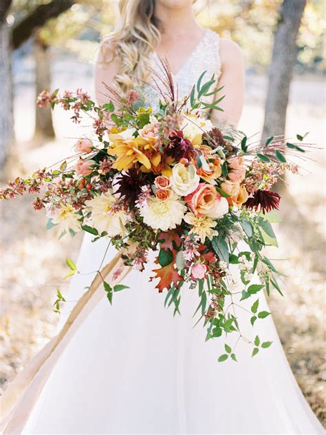 20 Stunning Fall Wedding Flower Bouquets for Autumn Brides ...