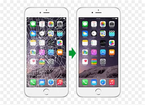 Broken Iphone Png - Iphone Screen Repair, Transparent Png - vhv