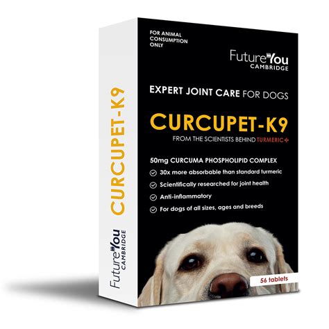 Curcupet K9 Expert Joint Care Curcumin Turmeric Supplement For Dogs 56 ...