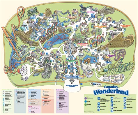 Map Canada Wonderland – Get Map Update