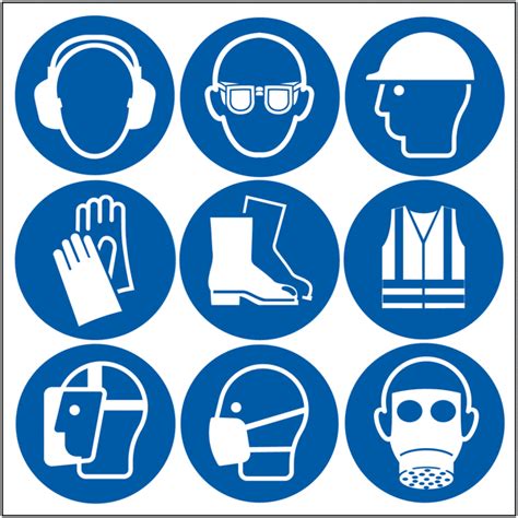 GHS PPE Symbols