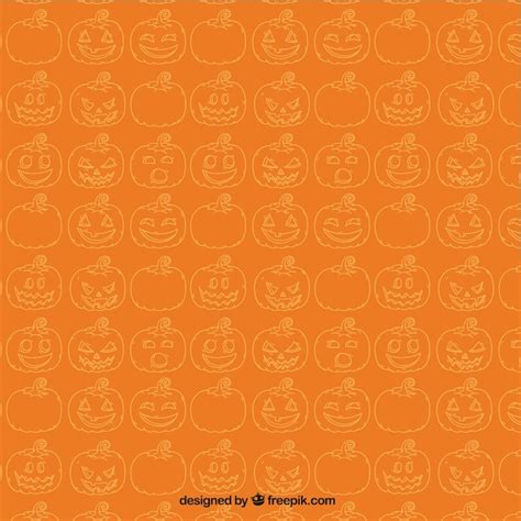 Free Vector | Orange halloween background