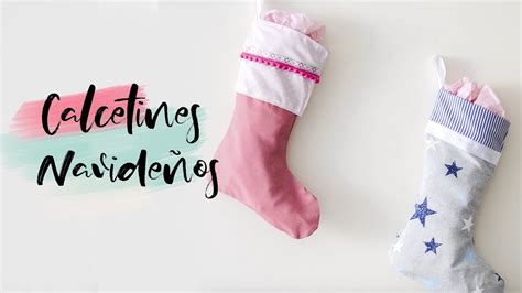 Como hacer CALCETINES DE NAVIDAD 🎄fácil y SIN COSER (patron GRATIS ...