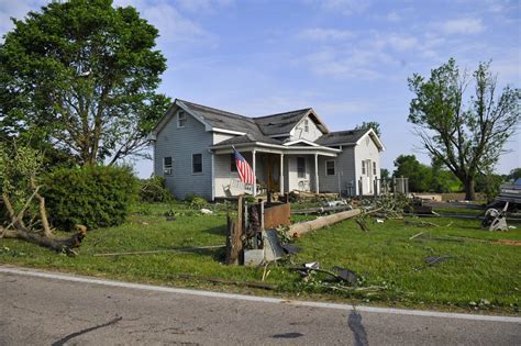 Tornado damage in Brookville Brookville,Ohio - News from Ohio, source ...