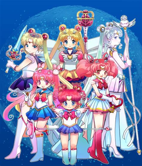 Sailor Cosmos And Chibi Chibi