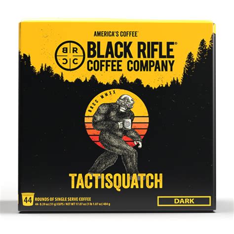 Black Rifle Coffee Tactisquatch K-Cup Pods, Dark Roast, 44 Ct - Walmart.com