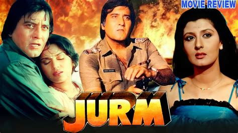 Jurm 1990 Hindi Action Movie Review | Vinod Khanna | Meenakshi ...