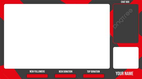 Stream Overlay Youtube Facecam, Stream Overlay, Twitch Overlay, Stream ...