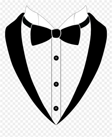 Download hd Bowtie Sticker - Bow Tie Suit Cartoon Clipart and use the ...