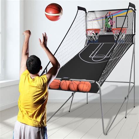 Indoor Basketball Arcade Game, 2 Person Electronic Basketball Game ...