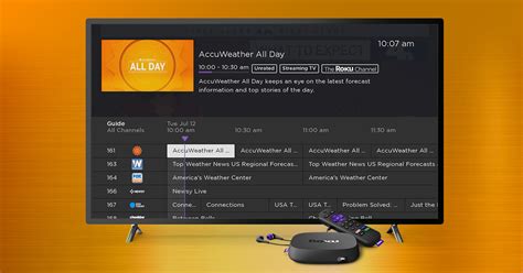 Watch over 350 Live TV stations through The Roku Channel