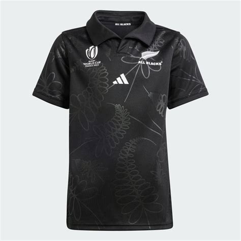 adidas All Blacks Rugby Home Jersey Kids - Black | adidas TZ